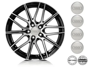 Audi Pegatina Silicona Estilo Emblemas Rueda Personalizados